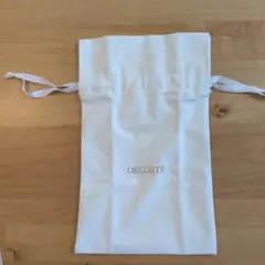 DECORTÉ ホワイト巾着袋