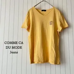 コムサ プリントTシャツ ロゴ ワンポイント Ｖネック シンプル 定番 インナーのサムネイル