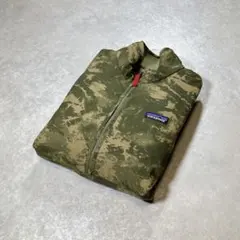 廃盤 15年製 Patagonia スナップT リバーシブル グリセード 迷彩柄