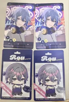 小柳ロウ if we were チェキ風カード 4枚 チェキ にじさんじ