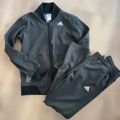 adidas ジャージセット レディースL ダークグレー