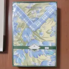 新品未使用　ANDRE VALENTINO　綿毛布　花柄