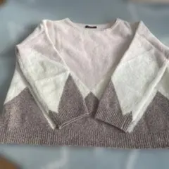 PISANO ジオメトリックセーター 長袖