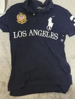 希少 Polo Ralph Laurenビッグポニー ネイビー L ロサンゼルス - メルカリ