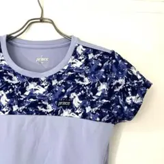 【美品】prince プリンス テニスウェア レディースM 半袖 ラベンダー