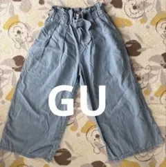 GU ジーユー キッズ ワイドパンツ 120