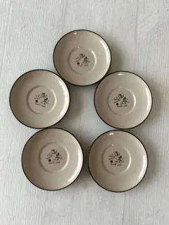 お茶請け 皿 ディズニー ミッキー 5枚セット