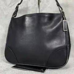 COACH オールドコーチ 8148 本革 レザー ワンショルダーバッグ 黒