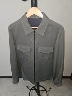 Theory Project コットンウールツイル ブルゾン カーキ メンズ