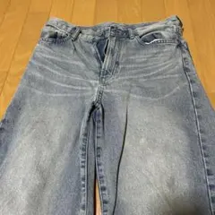 ライトブルーワイドレッグデニム