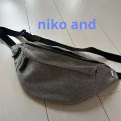 niko and シルバー　ショルダーバッグ