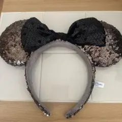 東京ディズニーリゾート カチューシャ スパンコール ブラック
