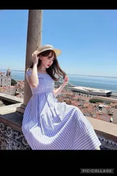 9/29まで】Herlipto Multi-Way Stripe Dress - メルカリ