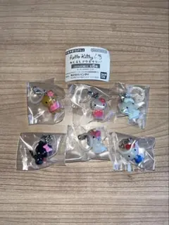 ハローキティ めじるしアクセサリー ガチャ 全6種 コンプリートセット　サンリオ