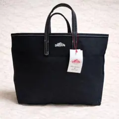 新品　DANTON ダントン　コットンキャンバス　トートバッグ　ブラック