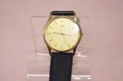♪【美品】SEIKO■メンズ腕時計■QUARTZ■ ゴールド/ブラック■58♪