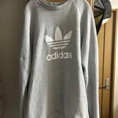 アディダス adidas グレー スウェット L