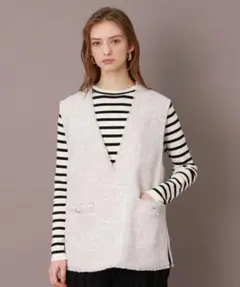 新品未使用タグ付【DRESSTERIOR】38 完売 ツイードジレ ベスト