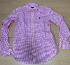 【美品】 RALPH LAUREN ラルフローレン ギンガムチェック 長袖シャツ