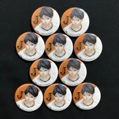 ハイキュー!! j-world 44mm缶バッジ月島蛍影山飛雄二点|mercari