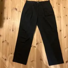 ドッカーズ　スラックス　チノパン　タックパンツ　W34 L32 黒　OVY