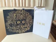 DIOR ショップ袋 2枚セット 星座柄 ホワイトのサムネイル