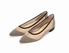 LE TALON ポインテッドネットフラット23.5cm