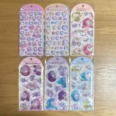 コットンパフィーシール ウォーターインシール キティ マイメロ クロミ シナモン