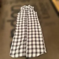 ロングワンピース チェック ロングブラウスのサムネイル