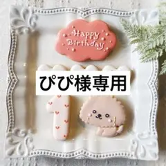 《ぴぴ様専用アイシングクッキー》誕生日Happy Birthday お祝い