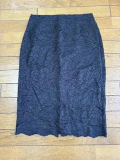 GU 黒 レース タイトスカート Lサイズ