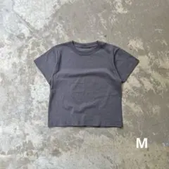 コンパクトTシャツ 短丈Tシャツ グレー Mサイズ opium