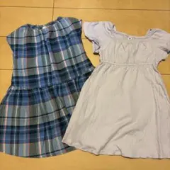 【まとめ売り】BREEZE &ユニクロ ワンピース 110cm 2枚セット