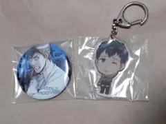 浅野恭司原画展 描き下ろしリヴァイ＆エルヴィン アクリルマスコット