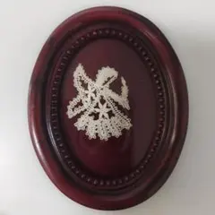 レース刺繍のアンティーク雑貨