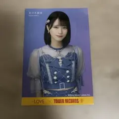 佐々木舞香 タワーレコード特典 ポストカード レシート Be Selfish