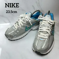ナイキ エアー コンペティ スニーカー 23.5cm シルバー×ブルーランニング