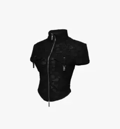 theredthread w zip garter tops black - メルカリ