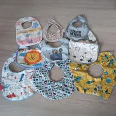 ベビー スタイ・よだれかけ 9枚セット