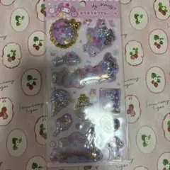 正規品 サンリオ キラキラカプセルシール マイメロディ