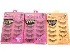 ダイヤモンドラッシュ 魔法のつけま 3Dフェアリー 2セット+ヒロイン 1セット