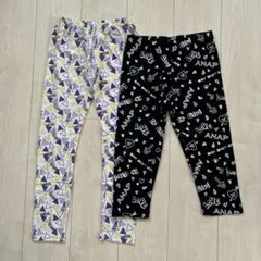 ANAP GIRL スパッツ　2枚セット　130〜140cm