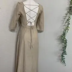 秋冬ロングワンピース