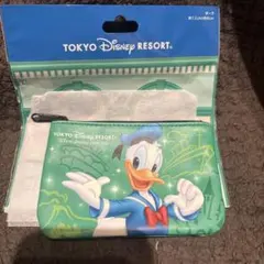 TDR ポーチ ミッキーマウスと仲間たち ドナルド