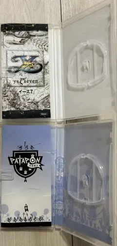 ※ケース・説明書のみ　PSPソフト　パタポン イース7 2本セット