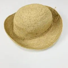 COMME des GARÇONS 麦わら帽子 ベージュ - メルカリ