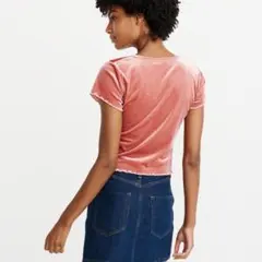 ★新品★ アバクロ ベルベットTシャツ
