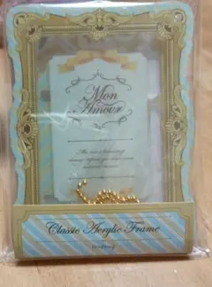 フクヤ アクリルフレーム 黄色 イエロー Classicクラシック カードサイズ