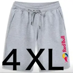 新品★グレー地★レッドブル★ハーフパンツ★ショートパンツ★ユニセックス★Mスウェットハーフパンツ ショートパンツ 新品 グレー地 レッドブル ハーフパンツ ショートパンツ ユニセックス