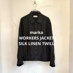 名作 marka WORKERS JACKET SILK LINEN TWILLのサムネイル